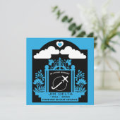 追悼パイロット葬儀ギフト カード (スタンド正面)