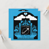 追悼パイロット葬儀ギフト カード (正面/裏面インサイチュ)