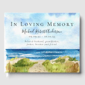 追悼ビーチ海追悼式 ゲストブック (正面)