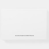 追悼フォトホワイトハート書モダン道 ゲストブック (裏面)