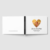 追悼フォトホワイトハート書モダン道 ゲストブック (全面)