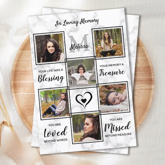 追悼フォト悔やみや弔慰葬儀 サンキューカード