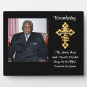 追悼プレート フォトプラーク (正面)