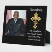 追悼プレート フォトプラーク (側面)