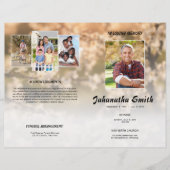 追悼プログラムフライヤーを愛して (正面)