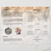 追悼プログラムフライヤーを愛して (裏面)