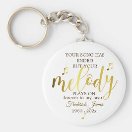 追悼メモリアル音楽引用文 キーホルダー