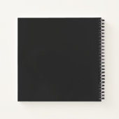 追悼モダン オーダーメイド ノートブック (裏面)