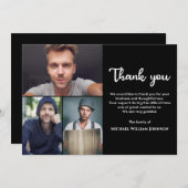 追悼ユニーク追悼記念3写真集 サンキューカード (正面/裏面)