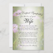 追悼会 カード (正面)