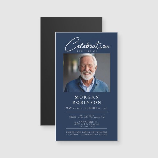 追悼写真お祝い (正面/裏面)