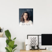 追悼写真による人生の祝祭 葬儀 ポスター (ホームオフィス)