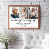 追悼写真の愛する記憶の中で ポスター