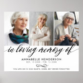 追悼写真の愛する記憶の中で ポスター (正面)