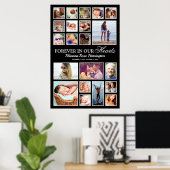 追悼写真コラージュ ポスター (ホームオフィス)