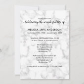 追悼写真コラージュ　メモリアル　ライフセレブレーション 招待状 (裏面)