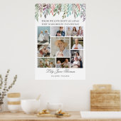 追悼写真コラージュ 葬儀弔慰ポスター ポスター (キッチン)