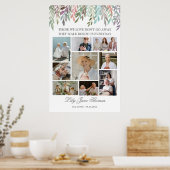 追悼写真コラージュ 葬儀 弔慰 ポスター (キッチン)