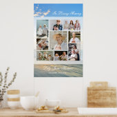 追悼写真コラージュ 葬儀 弔慰 ポスター (キッチン)