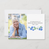 追悼写真忘れは葬儀ではない サンキューカード (裏面)