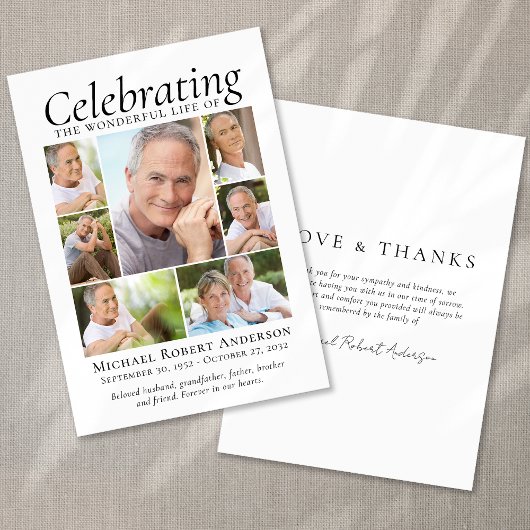 追悼写真集の記念記念記念記念記念記念記念写真集 サンキューカード