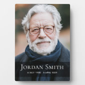 追悼写真　葬儀　喪失　記念 フォトプラーク (正面)