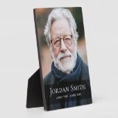 追悼写真　葬儀　喪失　記念 フォトプラーク (側面)