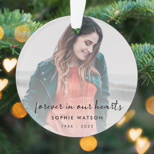 追悼写真Loving Memory悔やみや弔慰Tribute オーナメント