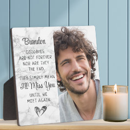 追悼名言 フォト 思い出 記念品 大理石 フォトプラーク