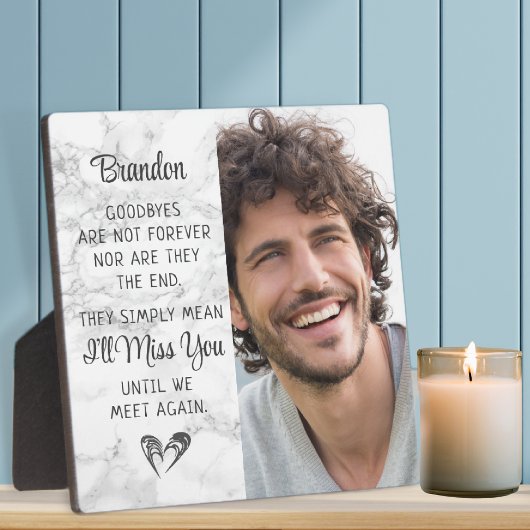 追悼名言 フォト 思い出 記念品 大理石 フォトプラーク