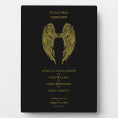 追悼天使の翼親愛を渡した遠くに フォトプラーク (正面)