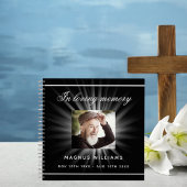 追悼帳簿 黒白写真 ノートブック