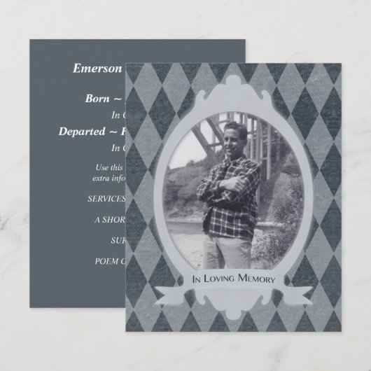 追悼式のご案内 (正面/裏面)