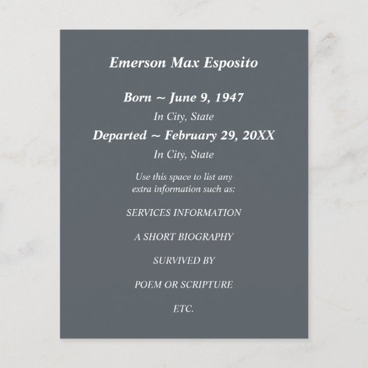 追悼式のご案内 (裏面)