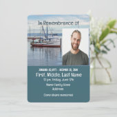 追悼式のご案内　商業漁師の方へ 招待状 (スタンド正面)