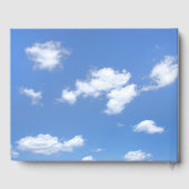 追悼式のための空の夏雲 ゲストブック (裏面)