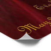 追悼式のプリント ポスター (角)