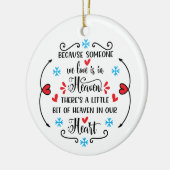 追悼式の天国 セラミックオーナメント (左)