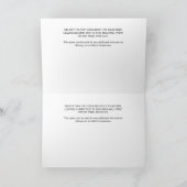 追悼式の案内リーフレット カード (内部)