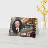 追悼式の案内リーフレット カード (黄色い花)