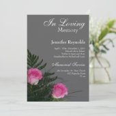 追悼式の発表を愛する中 招待状 (スタンド正面)