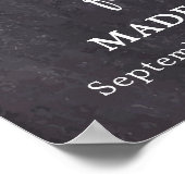 追悼式の記念写真コラージュ ポスター (角)