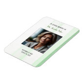 追悼式を愛しエレガントて緑 マグネット (左側)