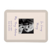 追悼式を愛しエレガントて マグネット (横)