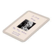 追悼式を愛しエレガントて マグネット (左側)