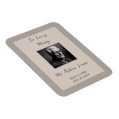 追悼式を愛しエレガントて マグネット (右側)