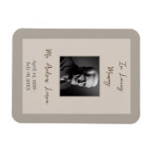 追悼式を愛しエレガントて マグネット (横)