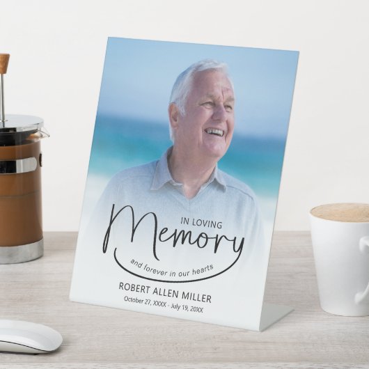 追悼式を愛する中で 台座サイン (インサイチュ)