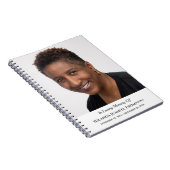 追悼式カスタム写真死別悔やみや弔慰 ノートブック (右側)