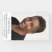 追悼式カスタム写真死別悔やみや弔慰 横断幕 (横)